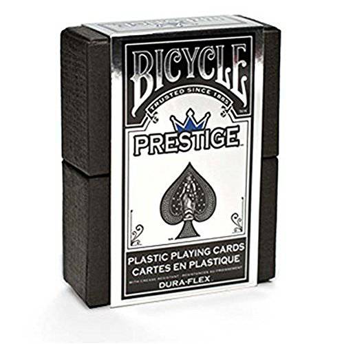 Bicycle  프레스티지 Dura-Flex 플레이 카드 ( 색이다를수도있습니다) (4-Pack)