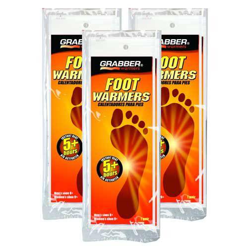 Grabber FWMLES3 Foot 온열장치 (3 쌍, 세트/ 팩)