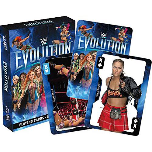AQUARIUS WWE Evolution Divas 플레이 카드