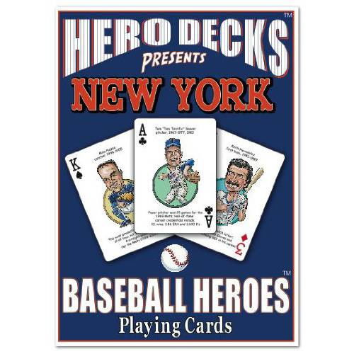 채널 공예 히어로 데크 - 뉴욕 Mets - 플레이 카드