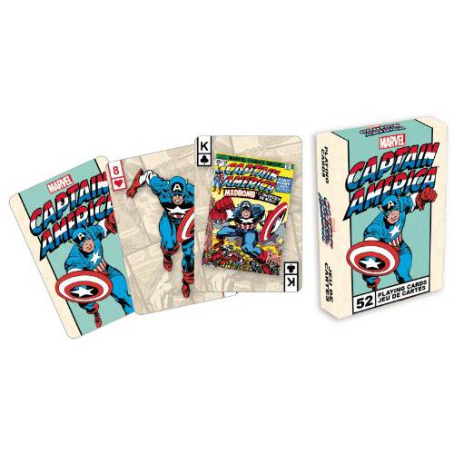 AquariusMarvel Comics Captain America 플레이 카드