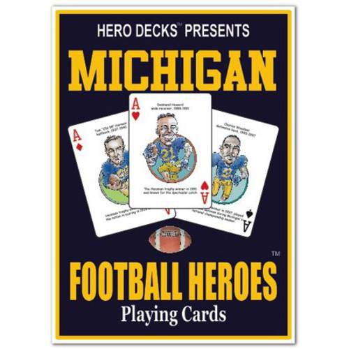 채널 공예 히어로 데크 - Michigan - 플레이 카드