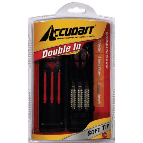 Accudart Double-in 세트 - 스틸 팁