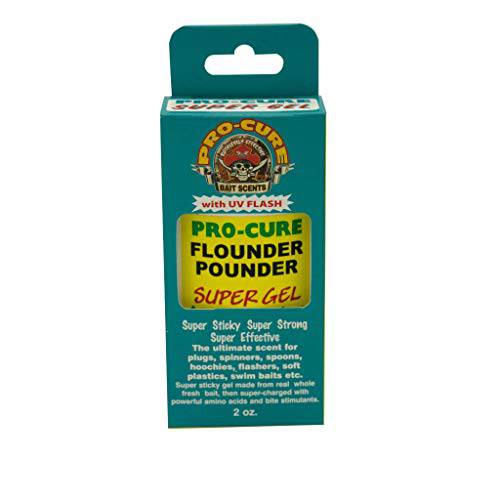 Pro-Cure Flounder Pounder 슈퍼 젤, 2 Ounce