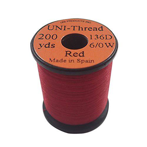 UNI Products 6/ 0 UNI-Thread 왁싱 - 레드