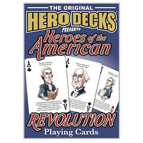 Hero Deck Heroes of The 아메리칸 Revolution 플레이 카드