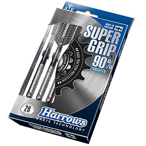 HARROWS Supergrip 90% 텅스텐 스틸 팁 다트, 23g