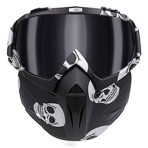오토바이 고글 마스크 탈착식, 크로스 라이딩 고글 헬멧 썬글라스