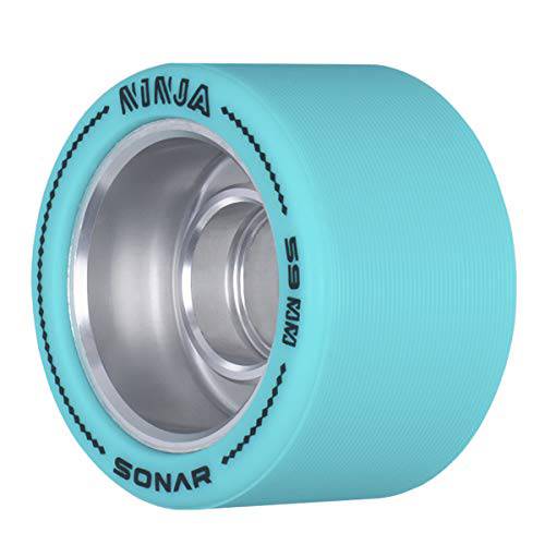 Sonar Wheels - 닌자 - Agile 롤러 스케이트 휠 - 4 팩 of 59mm x 38mm 휠