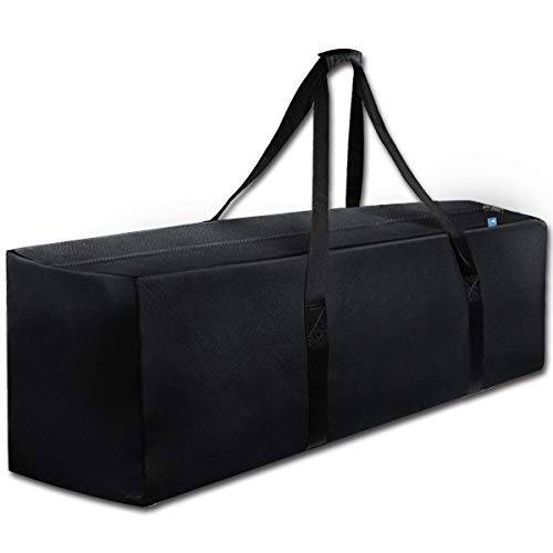 COOLBEBE 47 스포츠 더플 백 - 엑스트라 라지 여행용 더플 짐가방,캐리어 백 Upgrade 지퍼,  듀러블&  방수, 블랙
