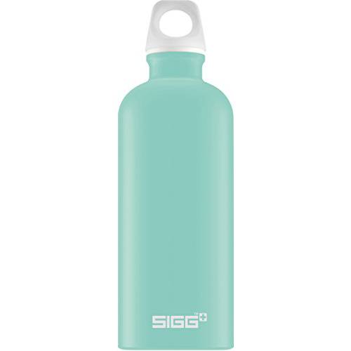 SIGG 알루미늄 Traveller 물병, 워터보틀 (0.6 L), Lucid Glacier 터치, 경량 리유저블,재사용 물병, 워터보틀S, Easy-Carry 누수방지 물병, 워터보틀, 여행용 병 On The 고, BPA-Free