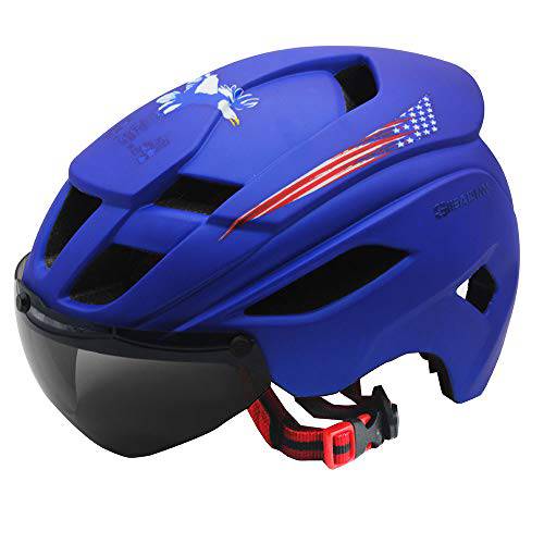 GIEADUN  자전거 헬멧 남성용 and 여성용 MTB 사이클링 헬멧 cpsc Certification 탈부착가능 렌즈 resizable