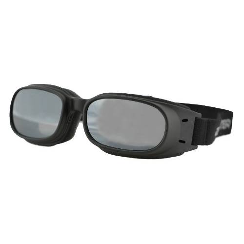 Bobster  안경 반사 피스톤 고글, Distinct 명함: 블랙/ 스모크 렌즈, 젠더: 망/ 유니섹스, Primary 컬러: 블랙 BPIS01R