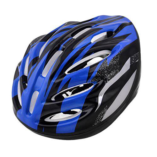 Bargain house  자전거 자전거 사이클링 유니섹스 헬멧 58cm-62cm 블루 블랙