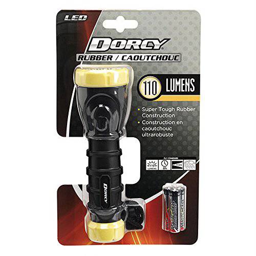 Dorcy 120-Lumen 내후성 LED 플래시라이트,조명 Non-Slip 그립 and 나일론 스트랩, 다양한 컬러 (41-2958)