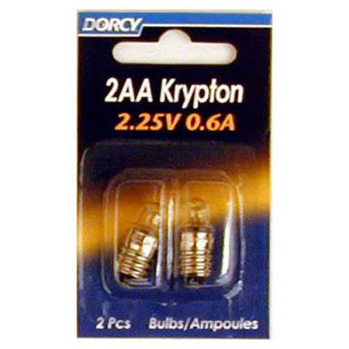 Dorcy 2AA-2.25-Volt, 0.6A Krypton 교체용 전구, 2-Pack (41-1664)