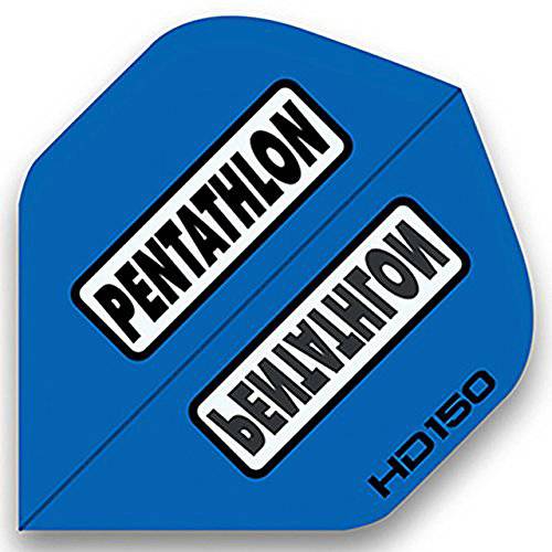 3 세트 of 스탠다드 사이즈 Pentathlon HD150 다트 Flights 블루