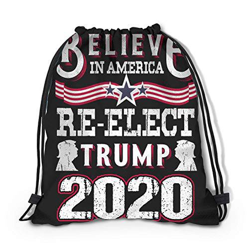 Vote Trump 2020 드로스트링 백팩 색팩 Cinch 백 헬스장 등산 여행용 비치