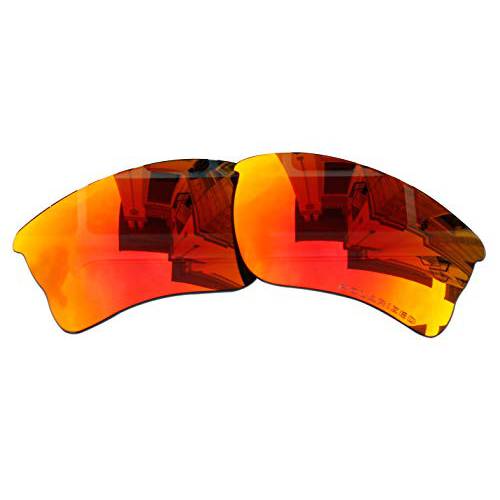 유극 렌즈 교체용 Oakley 쿼터 케이스 썬글라스 (파이어 레드 미러)