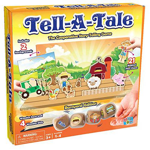 Getta1Games Tell A Tale-Barnyard 보드 게임 (as/ 500/ 79G1G)