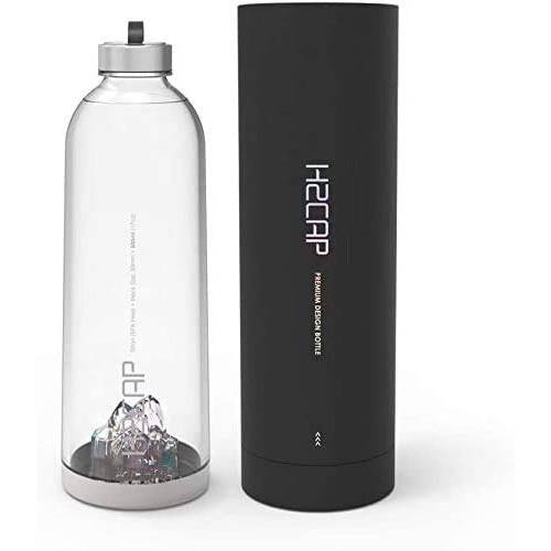 H2CAP  프리미엄 디자인 병 - 울트라 고 광택 | Non-Toxic 트리탄 BPA-Free | 병 넥 사이즈 28mm