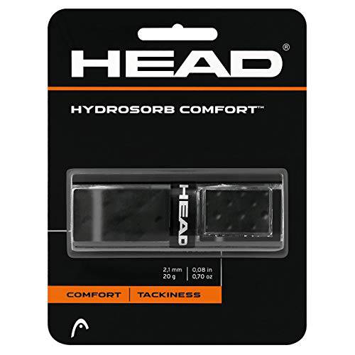 HEAD Hydrosorb 편안한 테니스 라켓 교체용 그립 - 진득한찐득한 라켓 손잡이 그립 테이프 - 화이트