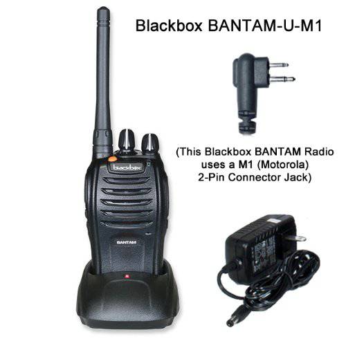 Klein 전자제품 Bantam-U-M1 Blackbox Bantam UHF 2-Way 라디오 컴팩트, 러그드, 풀 파워 라디오 16 채널 4 와트/ 2 와트 RF 파워 Scanning 음성 채널 Enunciation