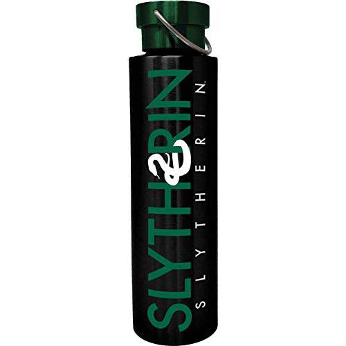 Spoontiques Slytherin 스테인레스 스틸 병, 24 oz, 블랙