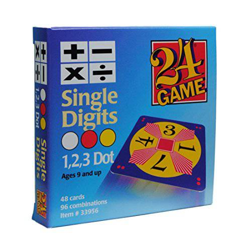 24 게임: 48 카드 Deck, 싱글 숫자 카드 수학 게임
