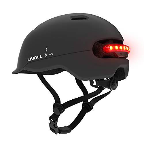 LIVALL 스마트 헬멧, 성인 오토바이헬멧 오토 센서 LED, 리어,후방 LED 라이트,  테일라이트, 후미등, 사이클링 헬멧 Urban Commuter 조절가능 사이즈 남녀공용, 남녀 공용