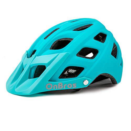 OnBros MTB 헬멧 성인, MTB 자전거 헬멧  썬바이저, 햇빛가리개, 경량 사이클링 헬멧  남녀공용