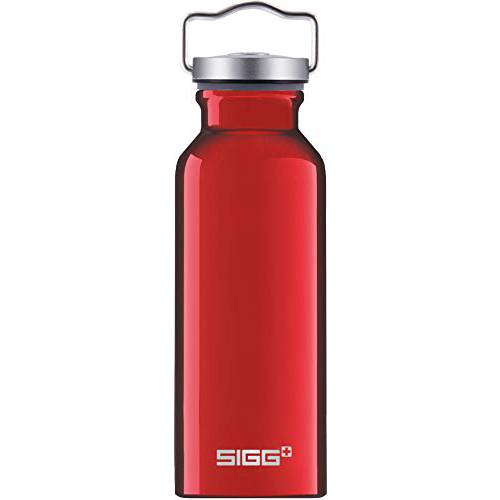 SIGG Original Alu,  물병, 워터보틀, 알루미늄, BPA 프리,  레드 - 17oz