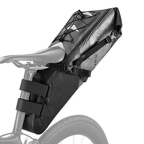 ROCKBROS Bikepacking 백 방수 자전거 안장 백 대용량 Bikepacking 시트 백 맥스 10L