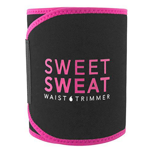 스위트 Sweat 허리보호벨트, 웨이트벨트 - 블랙/ 핑크 ( 라지) | 프리미엄 허리 Trainer 사우나 벨트 남성용&  여성