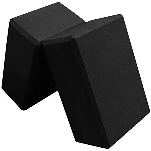 요가 Blocks-2PC 블록 Set-High 농도 EVA 폼 블록 to 지원 and Deepen 포즈, 개선된다 강화 and 밸런스 and Flexibility-Lightweight, Perfect 가정용 or 헬스장
