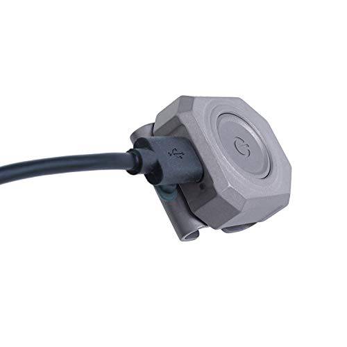 MecArmy CPLU USB 충전식 시계줄 LED 라이트, 300 루멘 Utilizes 크리 XP-G2 S4 LED, Fits on 시계줄/ 몰리 시스템/ 백 Braid or any 스트랩 시스템 (Sandblasted)