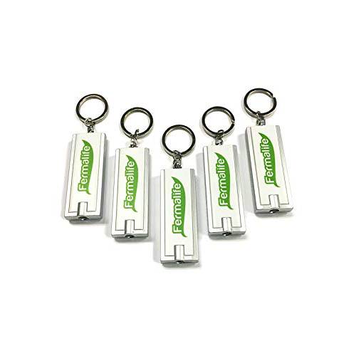 Fermalife/ 오가닉 Realbar - 미니 LED 키체인,키링,열쇠고리 손전등 5-500 팩 (5)