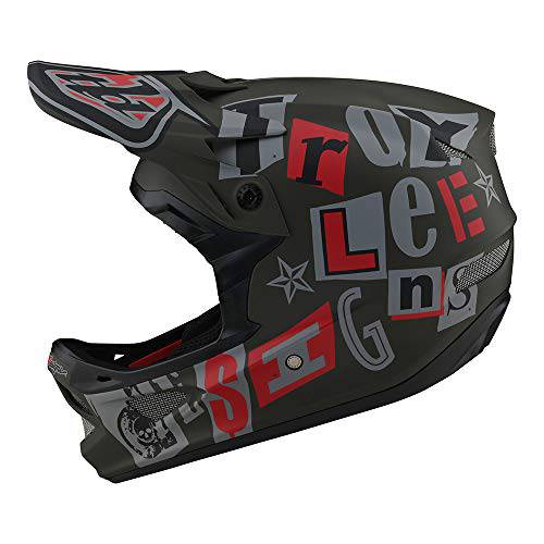 Troy Lee 디자인 성인 | 수월한 | 마운틴 자전거 | BMX | 풀 페이스 D3 Fiberlite 헬멧 Anarchy