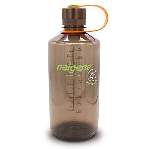 Nalgene Sustain 트리탄 BPA-Free 물병, 워터보틀, Made from 50% 인증된 재활용 컨텐츠, 32 oz, 좁은 입구