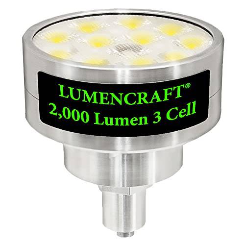 Lumencraft LED 변환 키트 Maglite 플래시라이트, 조명 - 2000 루멘 3 D 셀 - 하이 파워 업그레이드 Maglight 12x 크리 XTE Emitters