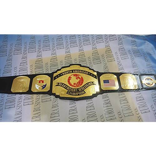 New 레플리카 NWA 북쪽 아메리칸 레슬링 챔피언 벨트, 성인 사이즈, 메탈 플레이트
