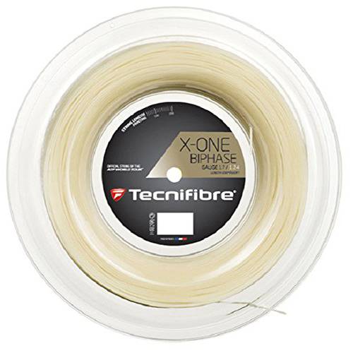 Tecnifibre-X-One Biphase 테니스 스트링 릴 Natural-(3490150120586)