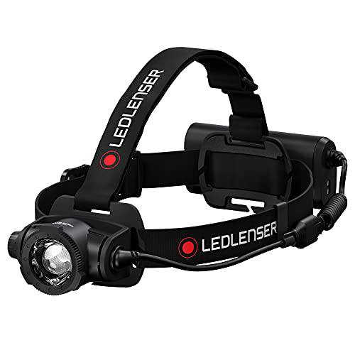 Ledlenser, H15R 코어 충전식 전조등,헤드램프, LED 라이트 가정용 and 비상 사용, 블랙