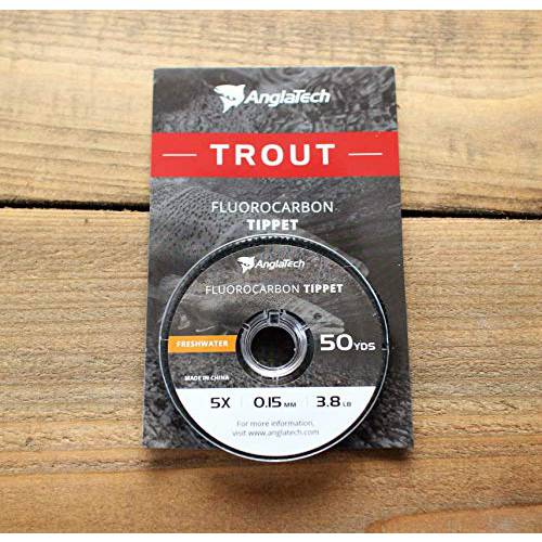 Anglatech Fly 낚시 Fluorcarbon Tippet 50 Yds