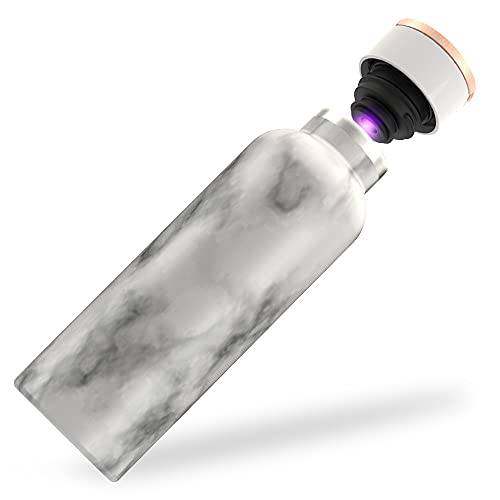 UVBrite 빔 Self-Cleaning UV 물병, 워터보틀 - 24 Oz 절연 스테인레스 스틸 충전식 리유저블,재사용 BPA 프리 병 푸시 버튼 살균 세이프티,안전 잠금 and 터치 센서 포함 in 4 디자인