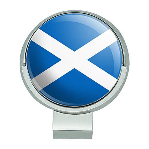 그래픽& More 스코틀랜드 Scottish 국가 깃발 골프 모자 클립 자석 볼 마커