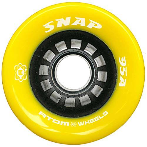 Atom 스냅 실내 롤러 스케이트 휠 (Yellow)