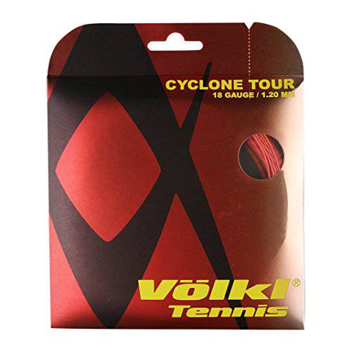 Volkl Cyclone Tour 18G/ 1.20MM 레드 테니스 스트링 by Volkl