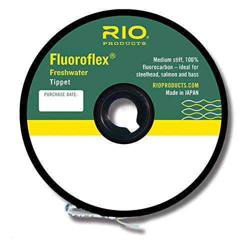 리오 Fluoroflex Fly 낚시 Tippet, 30yd 6X (0.005in) Tippet 스풀, 3lb 테스트, 클리어 컬러