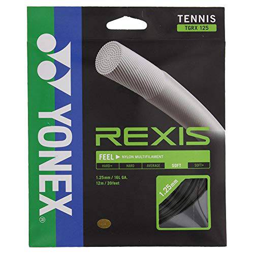 YONEX Rexis 테니스 스트링 (16 블랙)